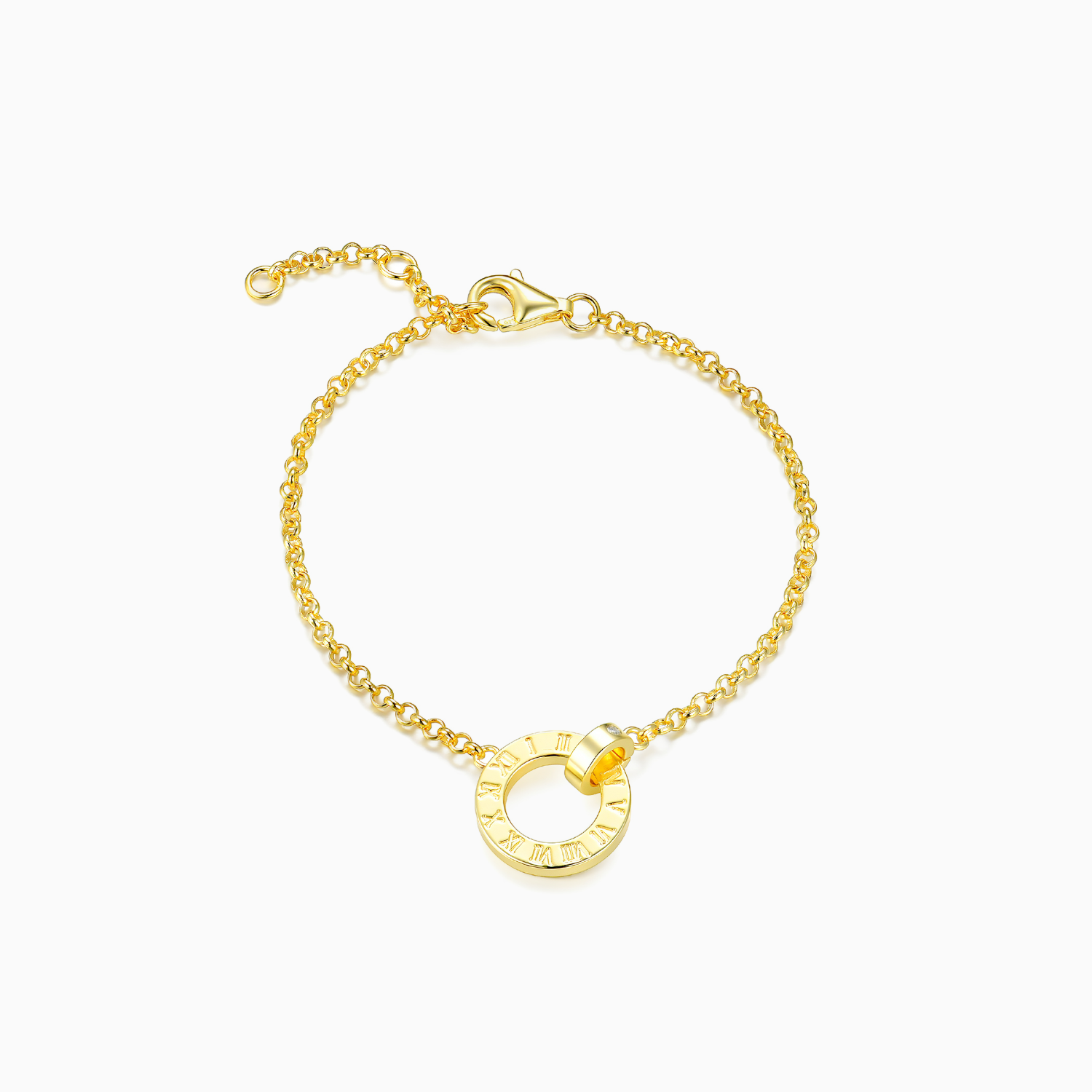 Vai Roman Numeral Clock Bracelet