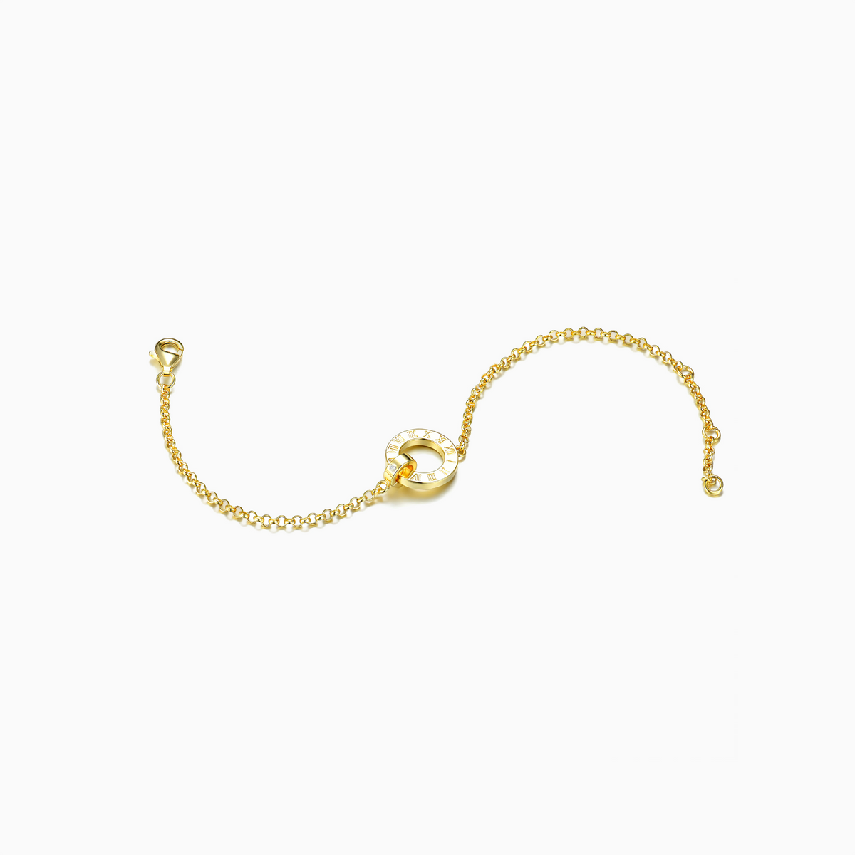 Vai Roman Numeral Clock Bracelet