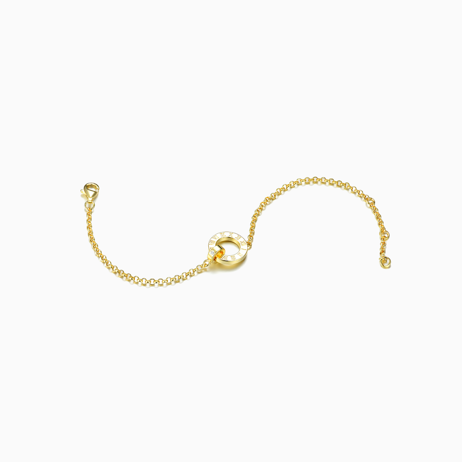 Vai Roman Numeral Clock Bracelet