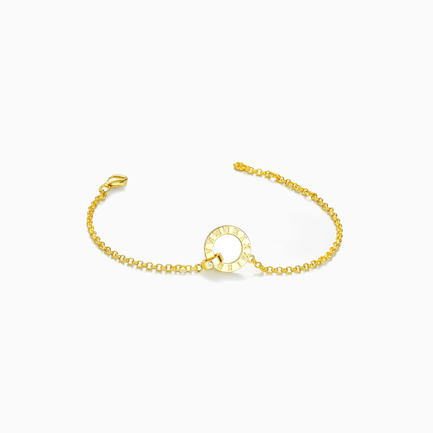 Vai Roman Numeral Clock Bracelet