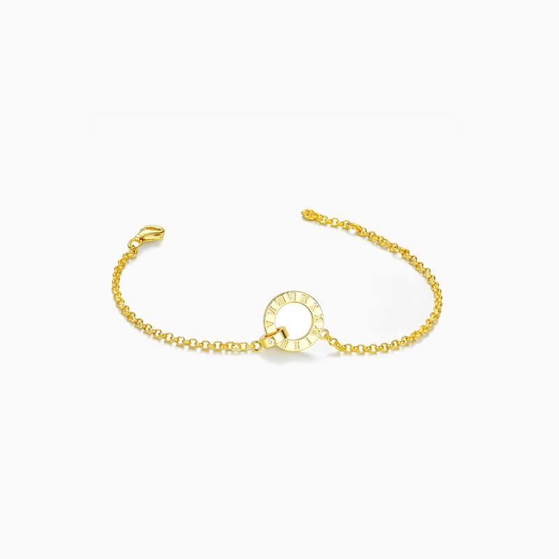 Vai Roman Numeral Clock Bracelet