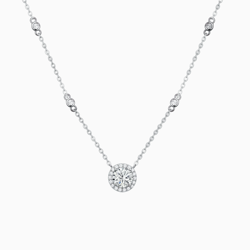 Vai Halo Charm Necklace