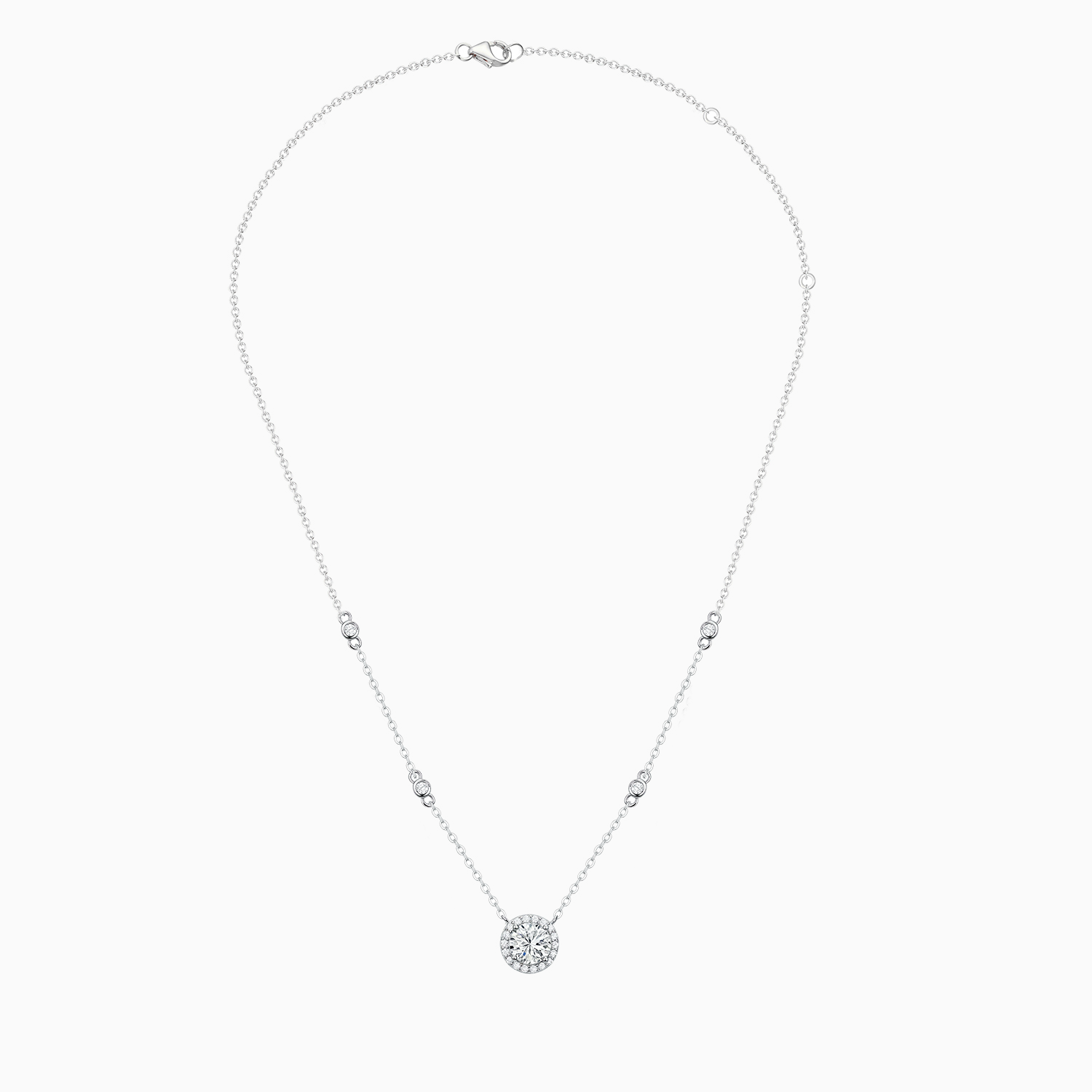Vai Halo Charm Necklace
